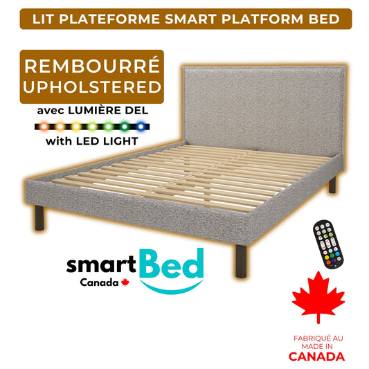Cama Tapizada Smart $100 DE DESCUENTO Producto Local ❤️ Hecho en Canada