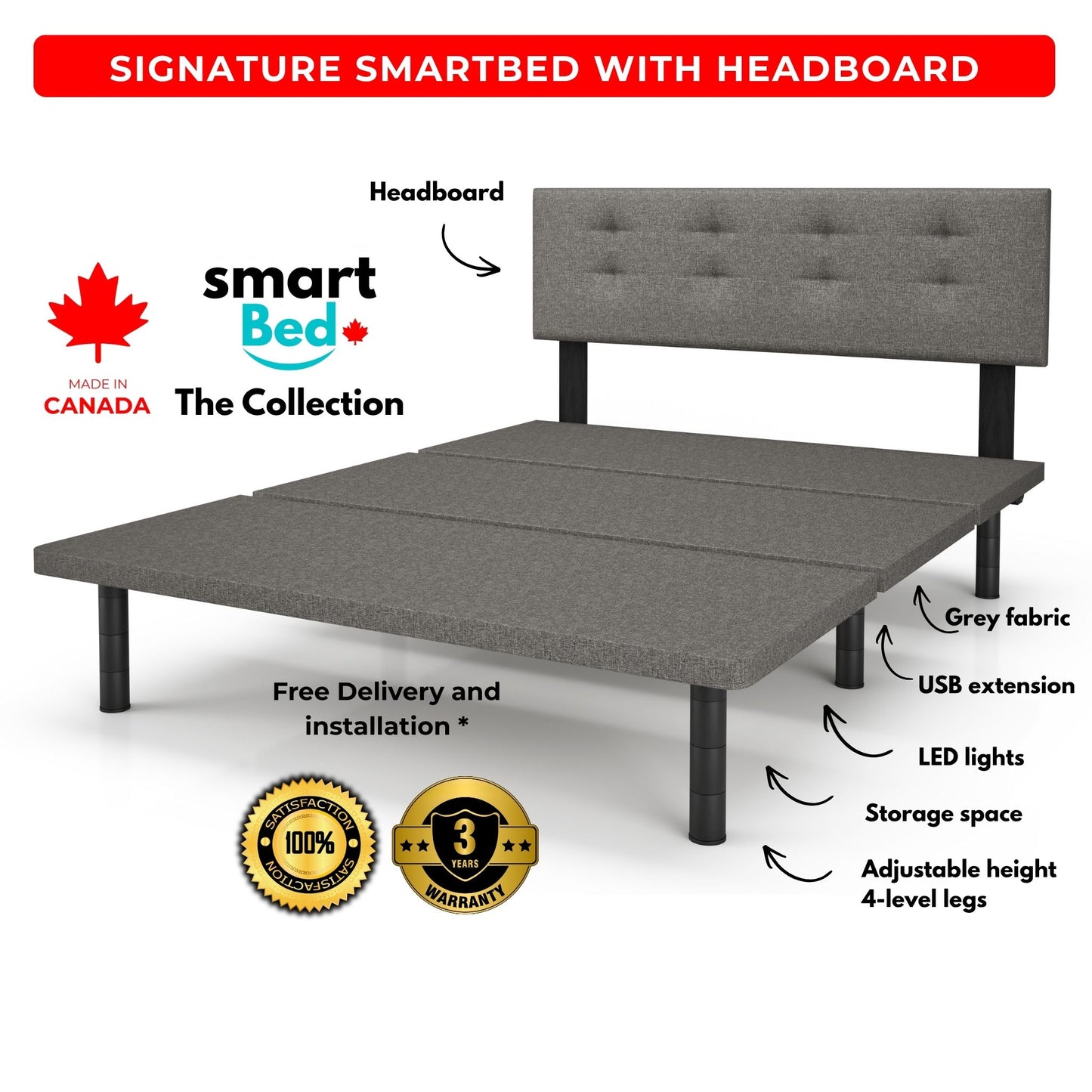 Cama SmartBed Signature con cabecera