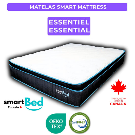 Colchón Smart Esencial $400 DE DESCUENTO Producto Local ❤️ Hecho en Canada