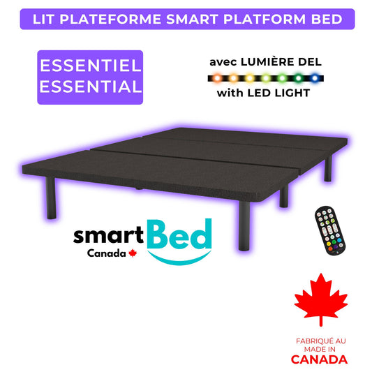 Cama Smart Esencial $100 DE DESCUENTO Producto Local ❤️ Hecho en Canada